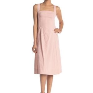 Theory Bustier Linen Blend Sun Dress size 6